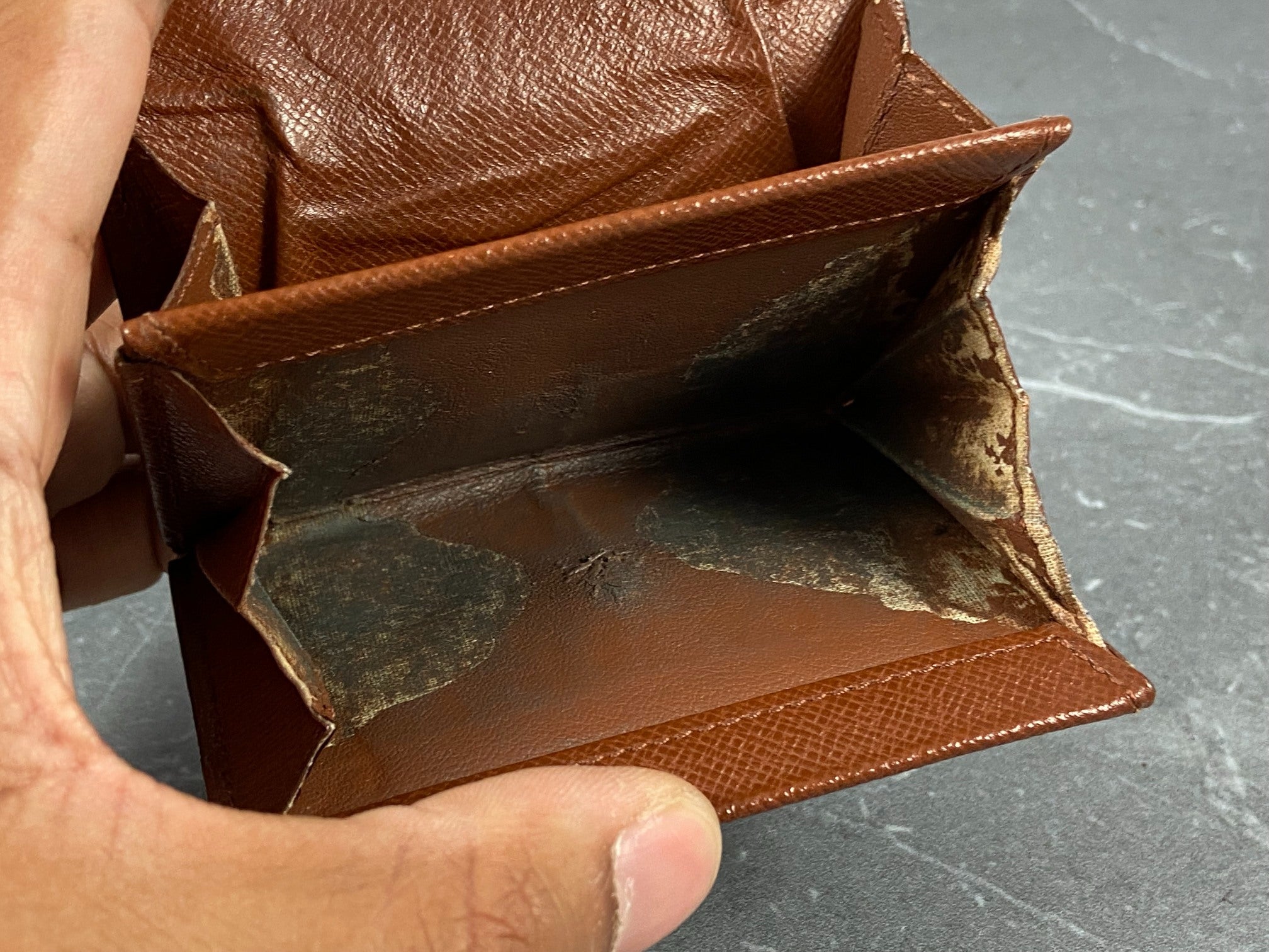 Louis Vuitton Small Wallet / Card Case Monogram Canvas