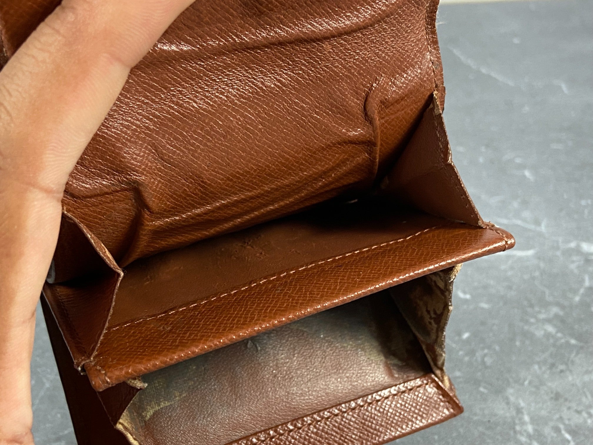 Louis Vuitton Small Wallet / Card Case Monogram Canvas