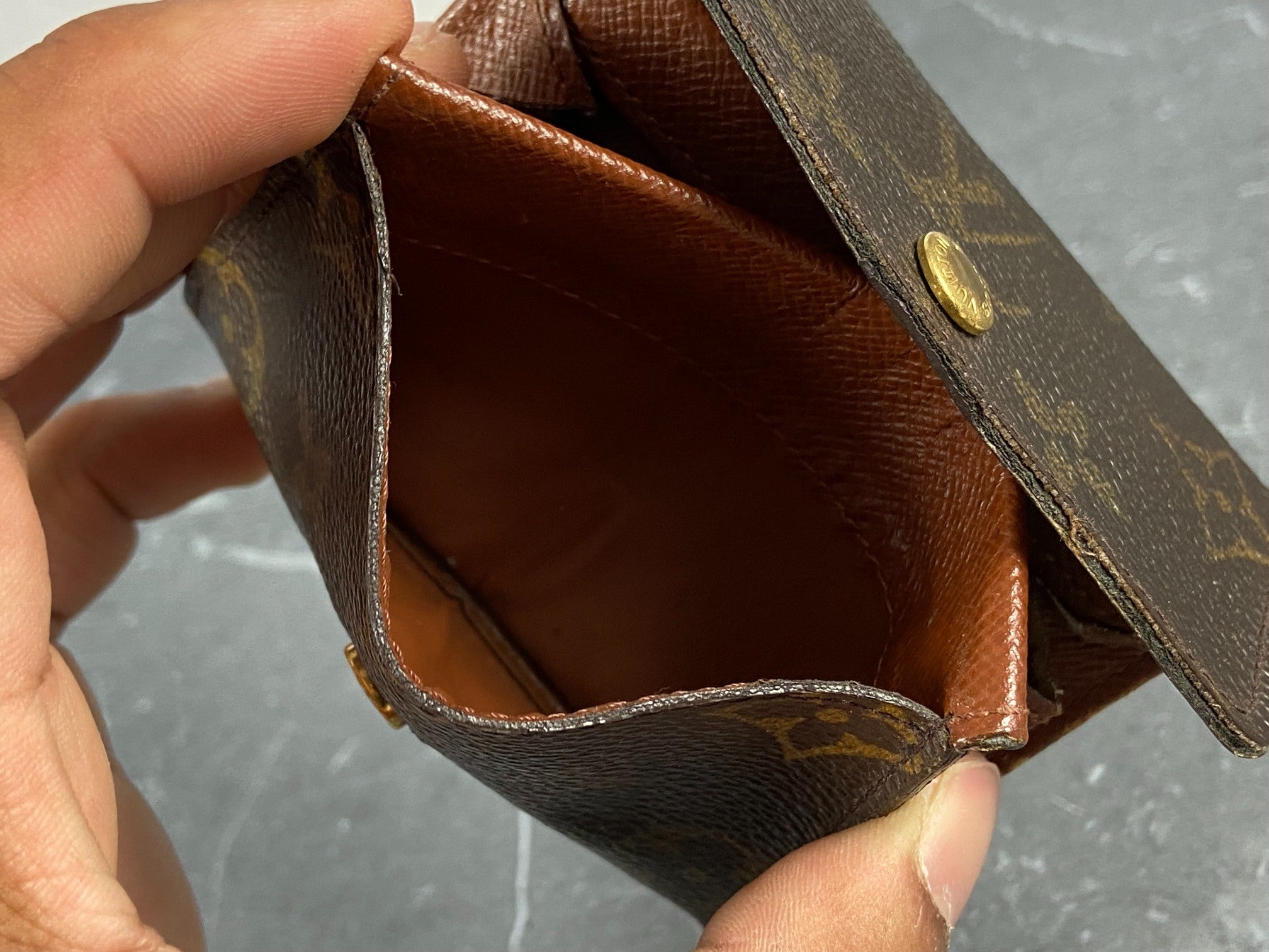 Louis Vuitton Small Wallet / Card Case Monogram Canvas