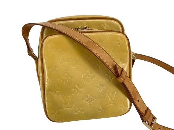 Louis Vuitton Wooster Shoulder Bag Yellow Vernis Leather