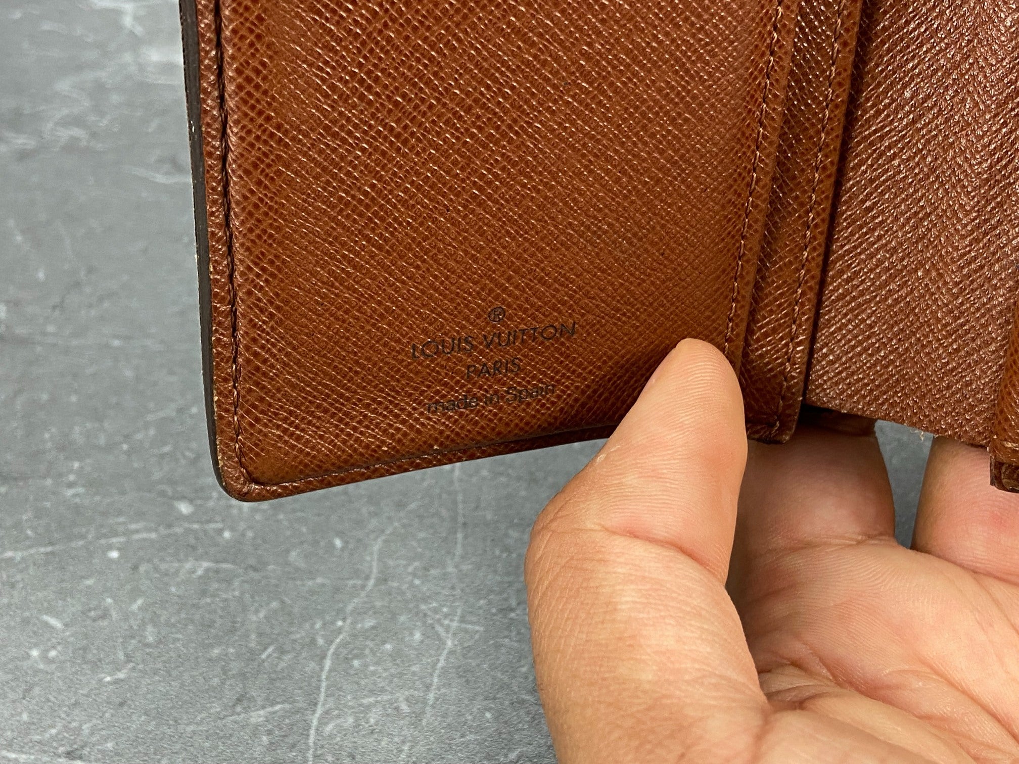 Louis Vuitton French Compact Wallet Monogram Canvas