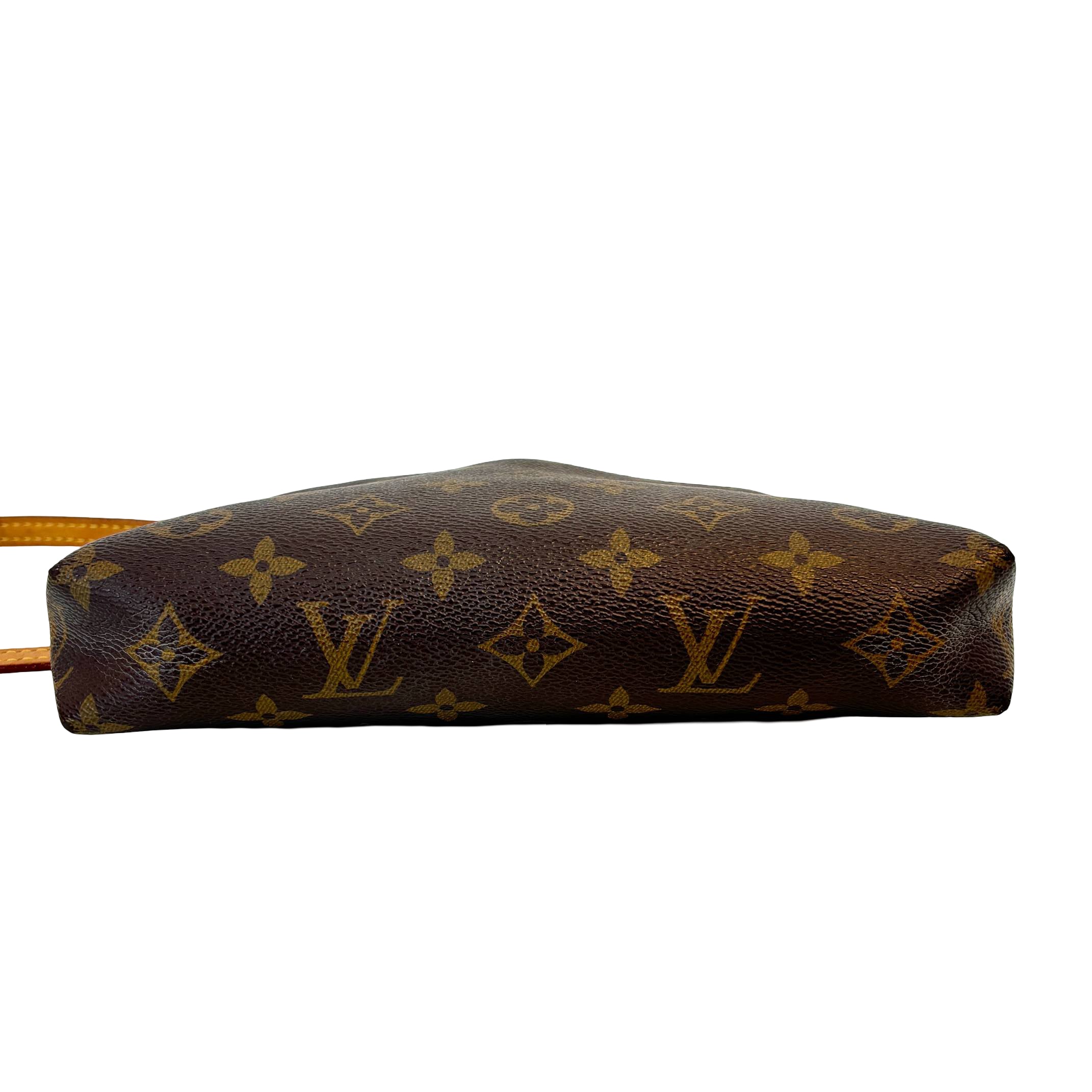 Louis Vuitton Pallas Clutch Crossbody Bag Monogram Canvas