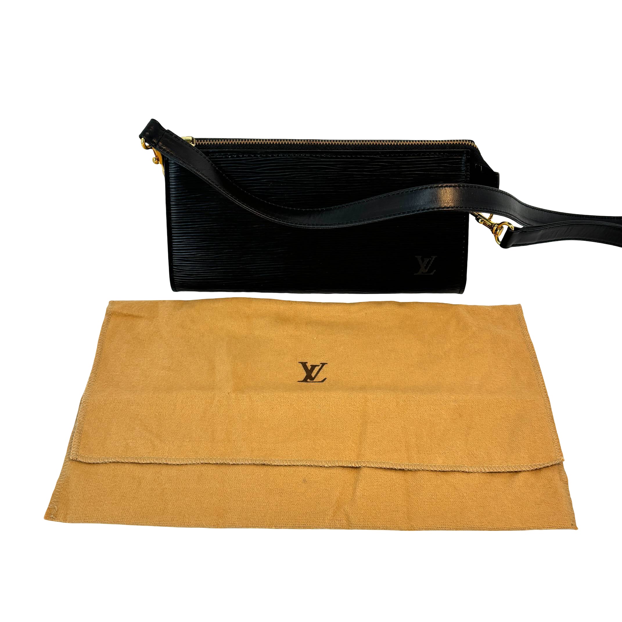 Louis Vuitton Pochette Accessoires Black Epi Leather