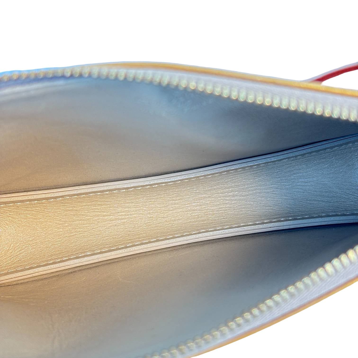 Louis Vuitton Pochette Lexington Yellow Vernis Monogram Leather