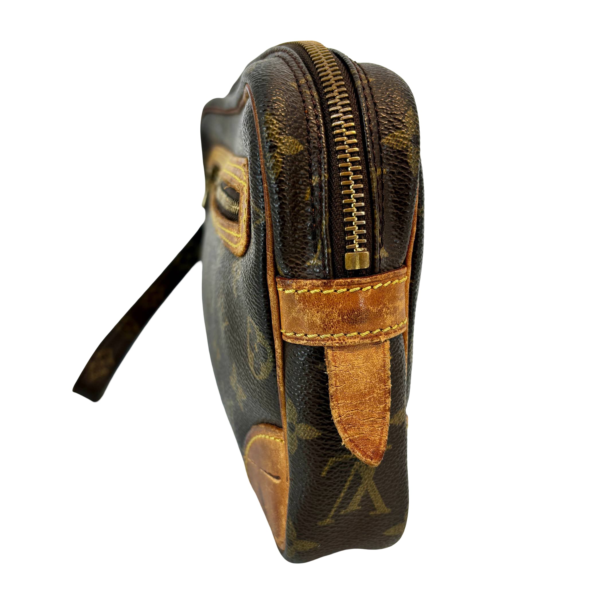 Louis Vuitton Marly Dragonne Clutch Monogram Canvas