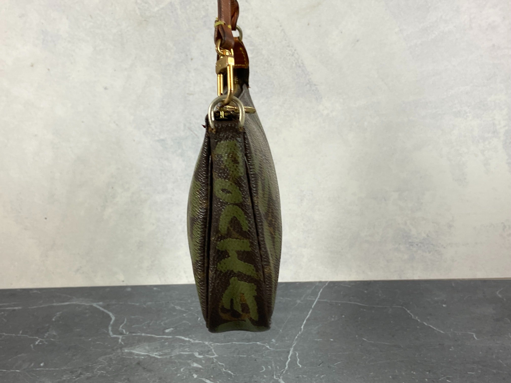 Louis Vuitton x Stephen Sprouse Pochette Accessoires Graffiti Green