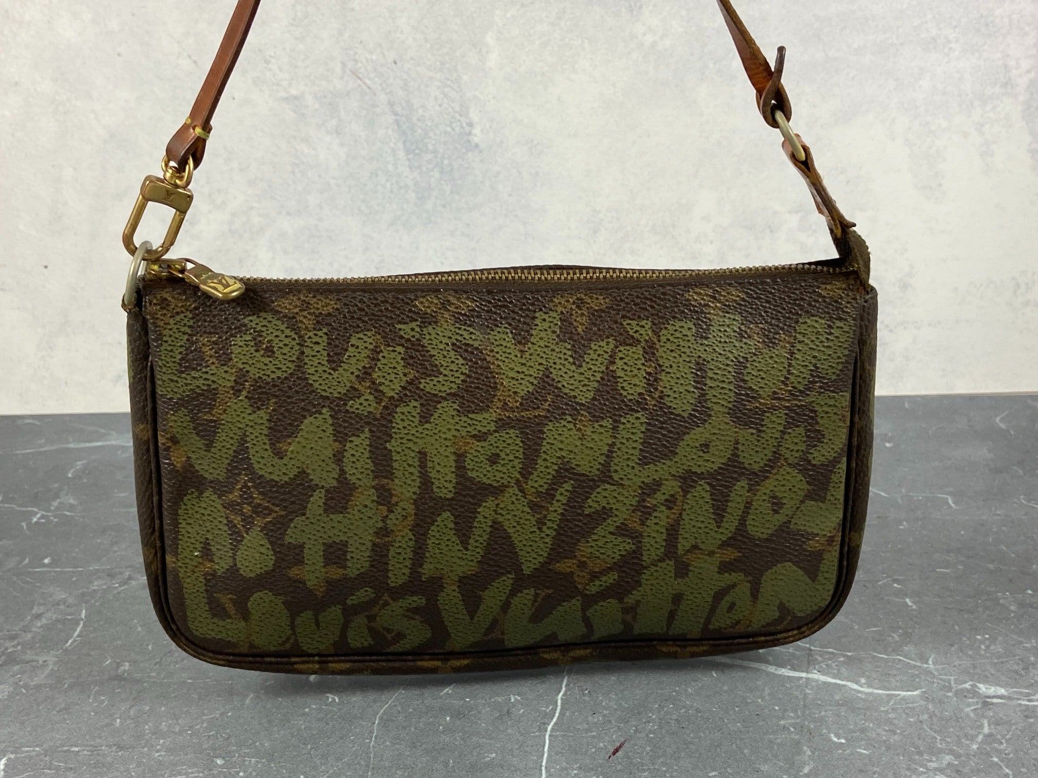 Louis Vuitton x Stephen Sprouse Pochette Accessoires Graffiti Green