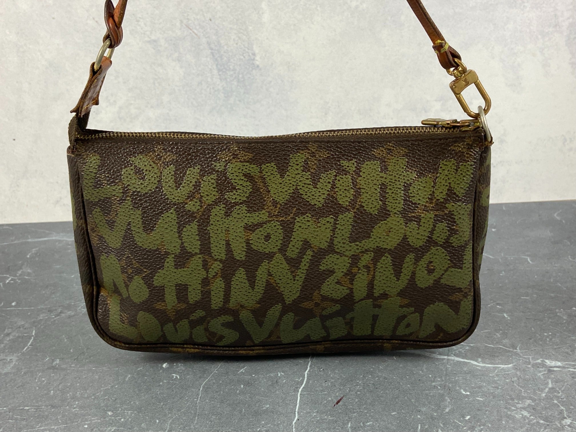 Louis Vuitton x Stephen Sprouse Pochette Accessoires Graffiti Green