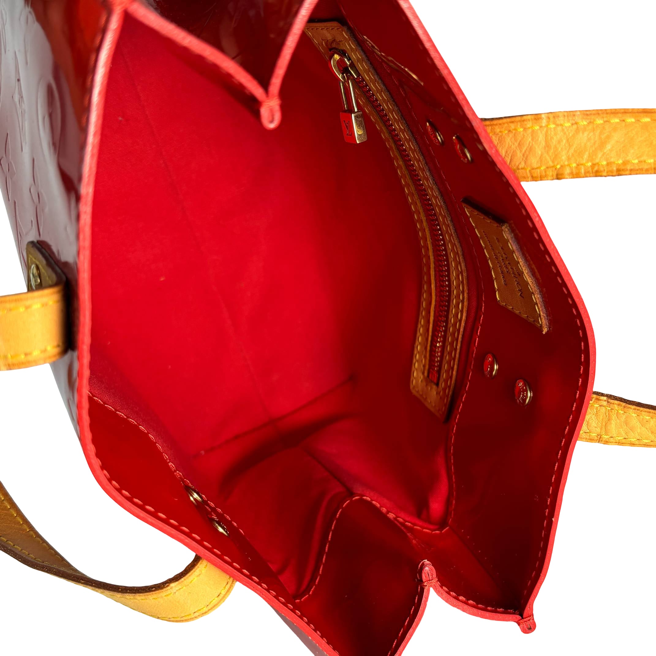 Louis Vuitton Reade PM Red Vernis Leather