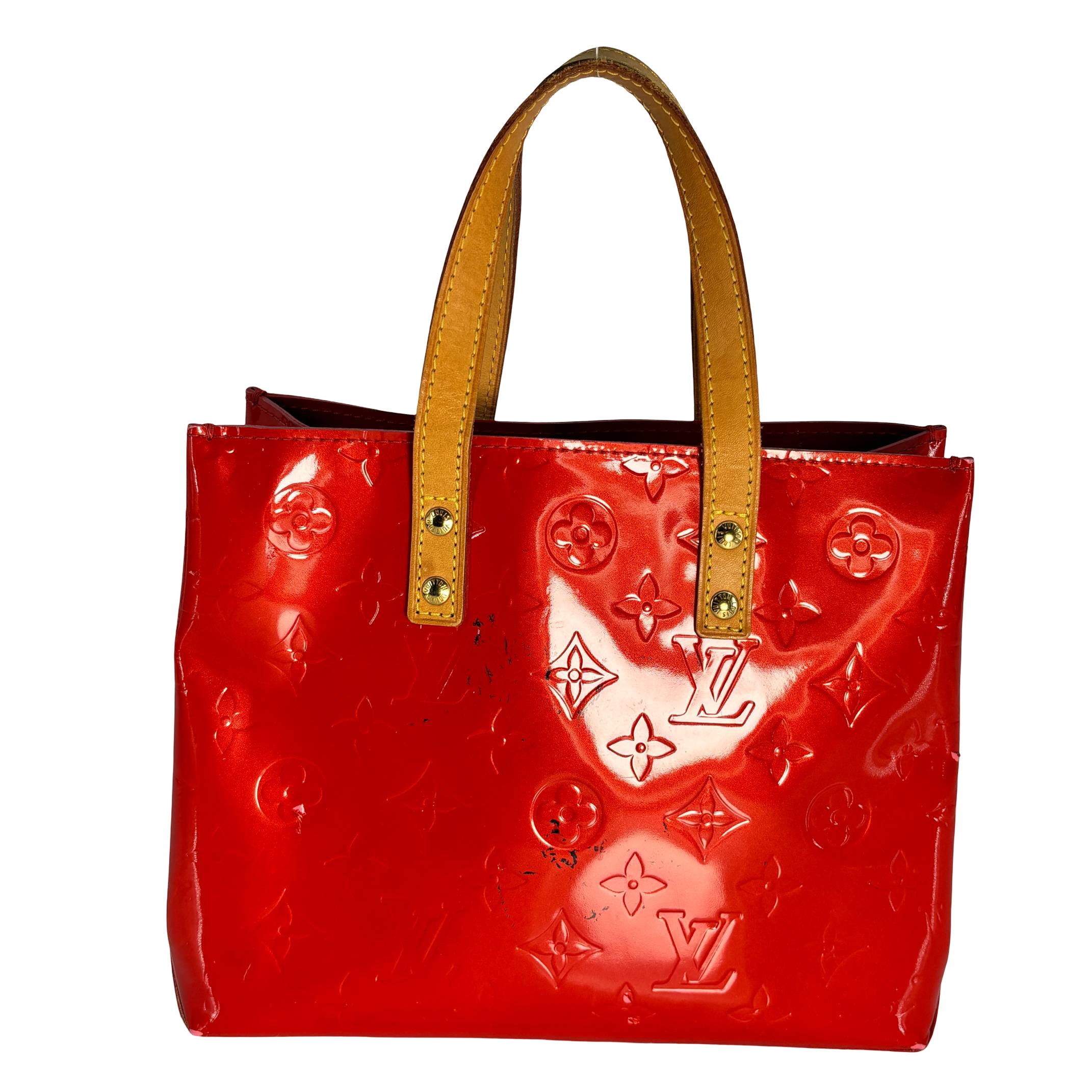 Louis Vuitton Reade PM Red Vernis Leather