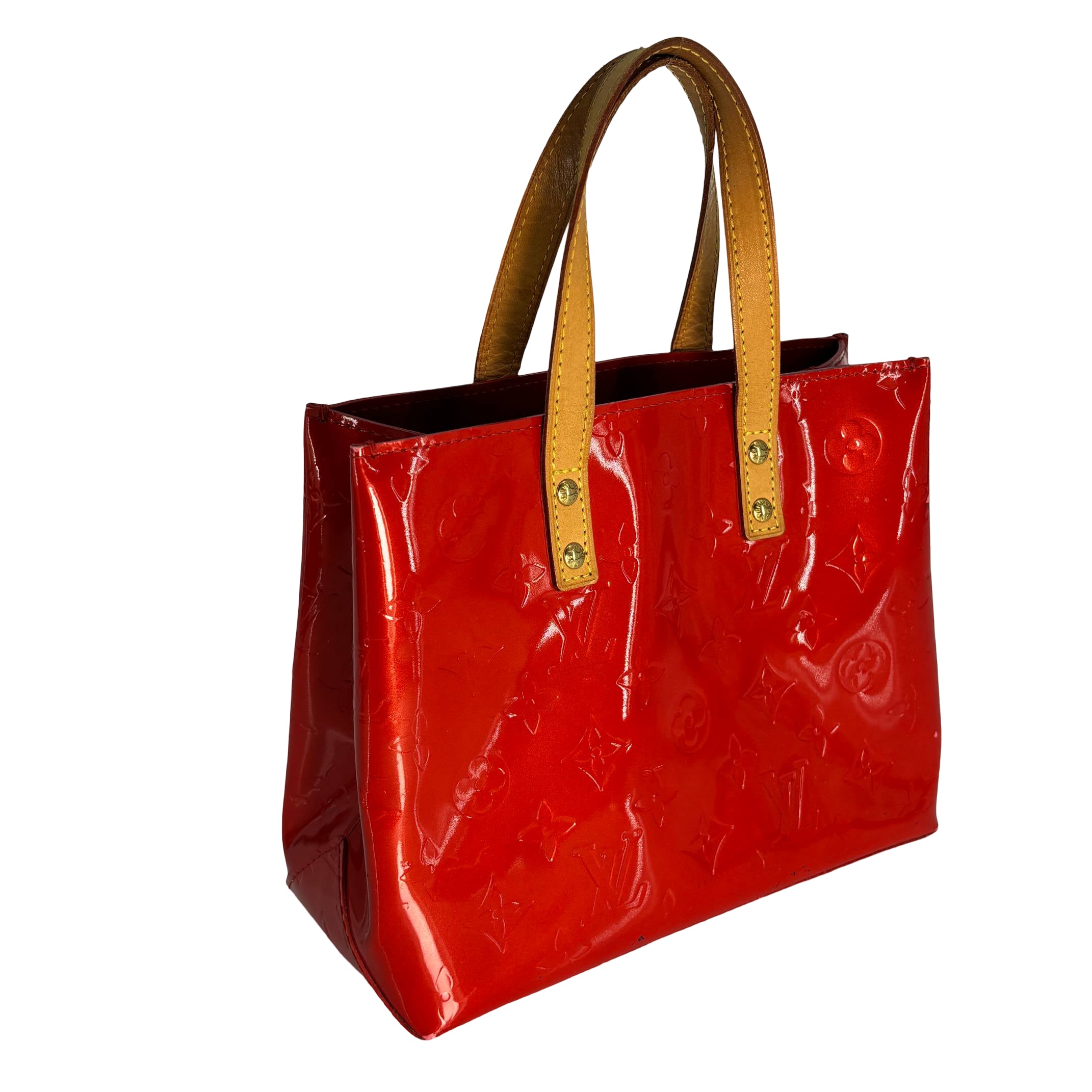 Louis Vuitton Reade PM Red Vernis Leather