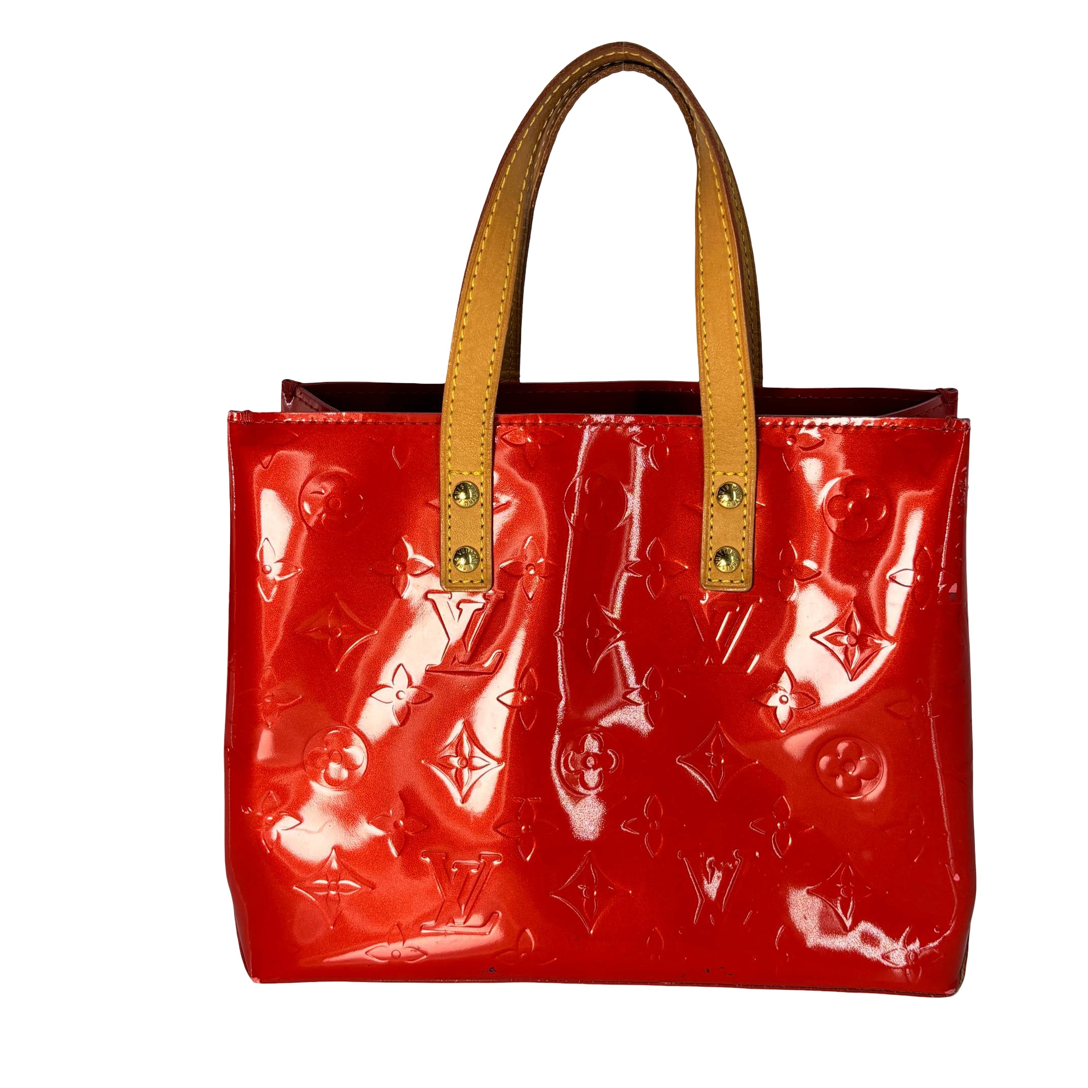 Louis Vuitton Reade PM Red Vernis Leather