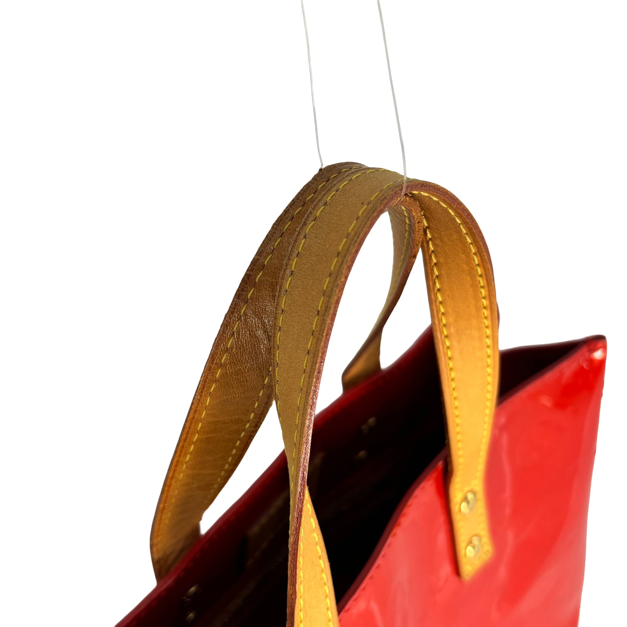 Louis Vuitton Reade PM Red Vernis Leather