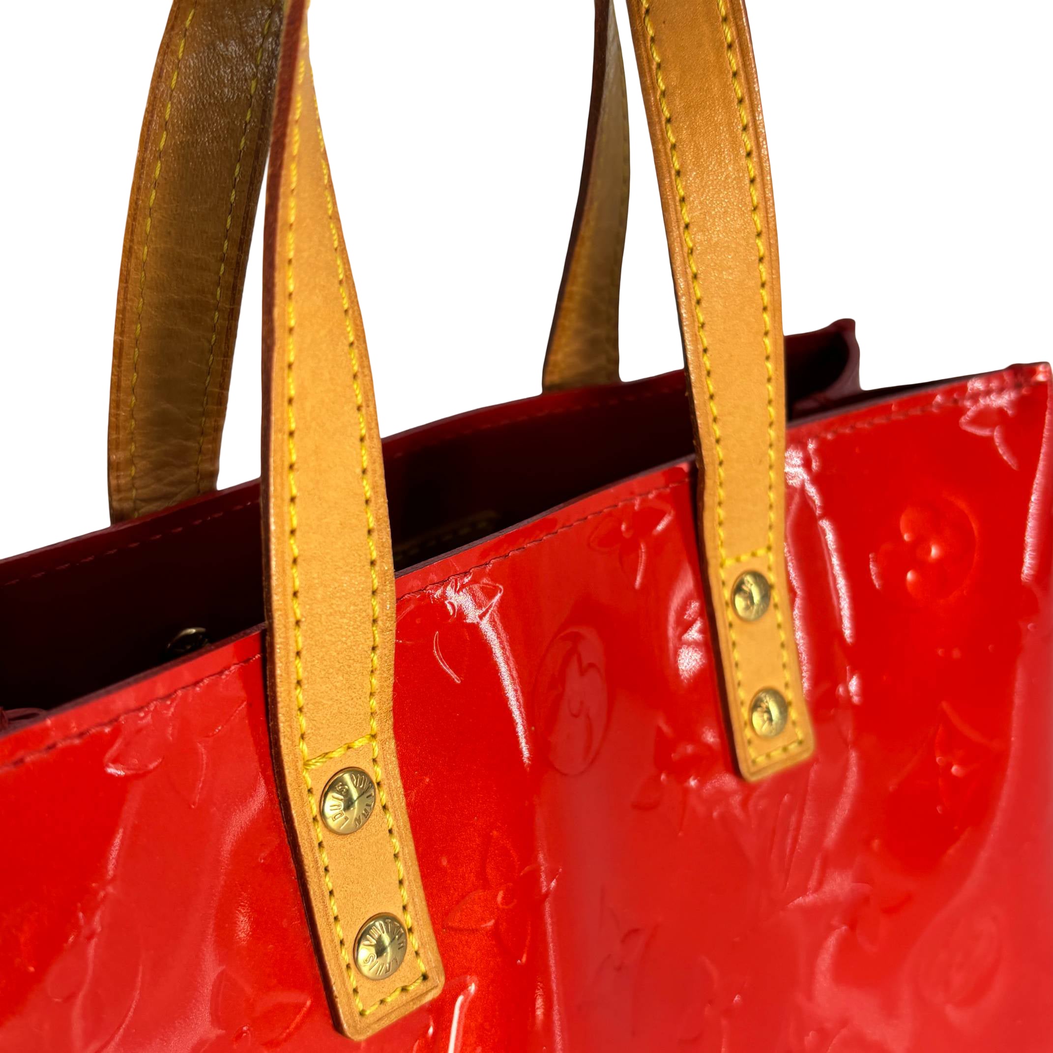 Louis Vuitton Reade PM Red Vernis Leather