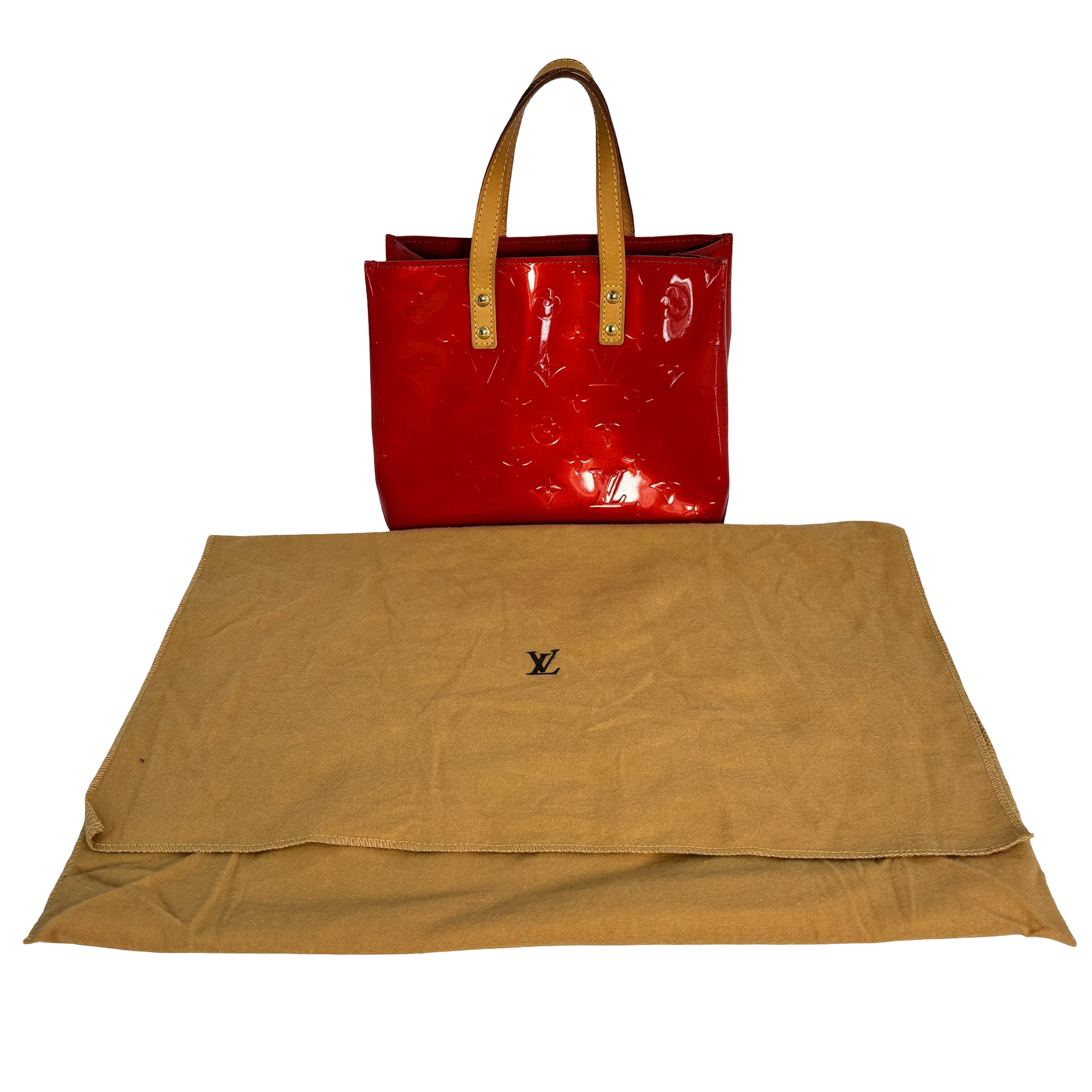 Louis Vuitton Reade PM Red Vernis Leather