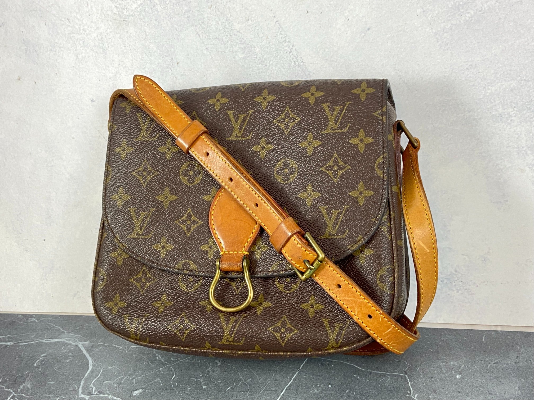 Louis Vuitton Saint Cloud GM Shoulder Bag Monogram Canvas