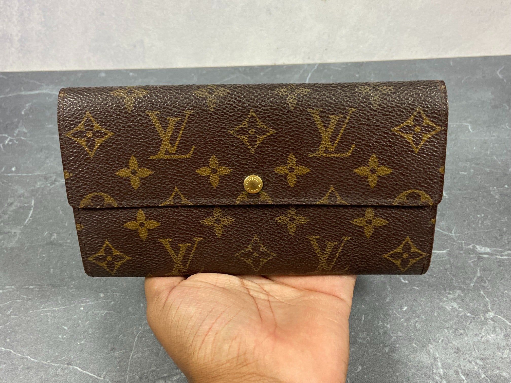 Louis Vuitton Sarah Wallet Monogram Canvas