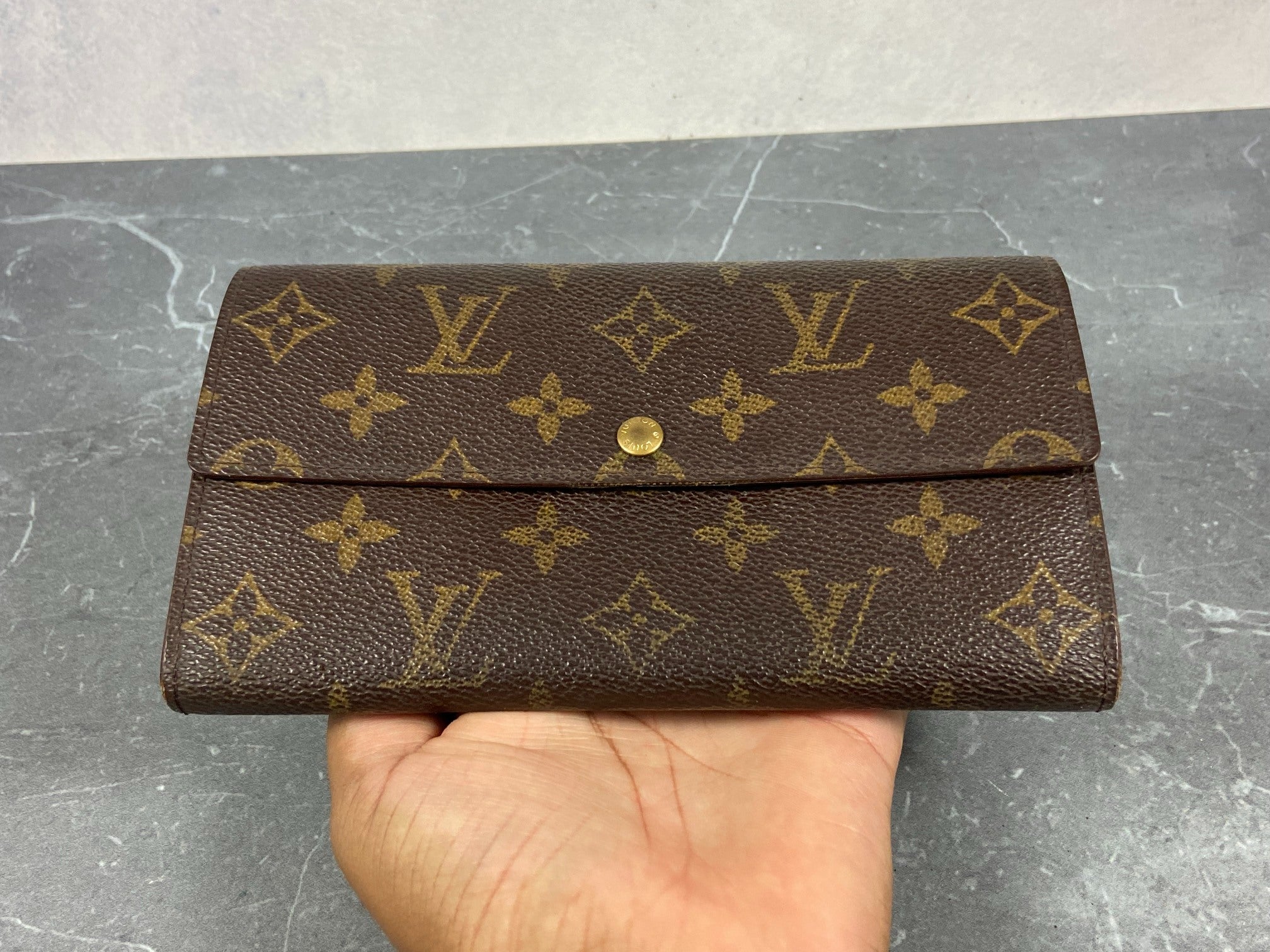 Louis Vuitton Sarah Wallet Monogram Canvas