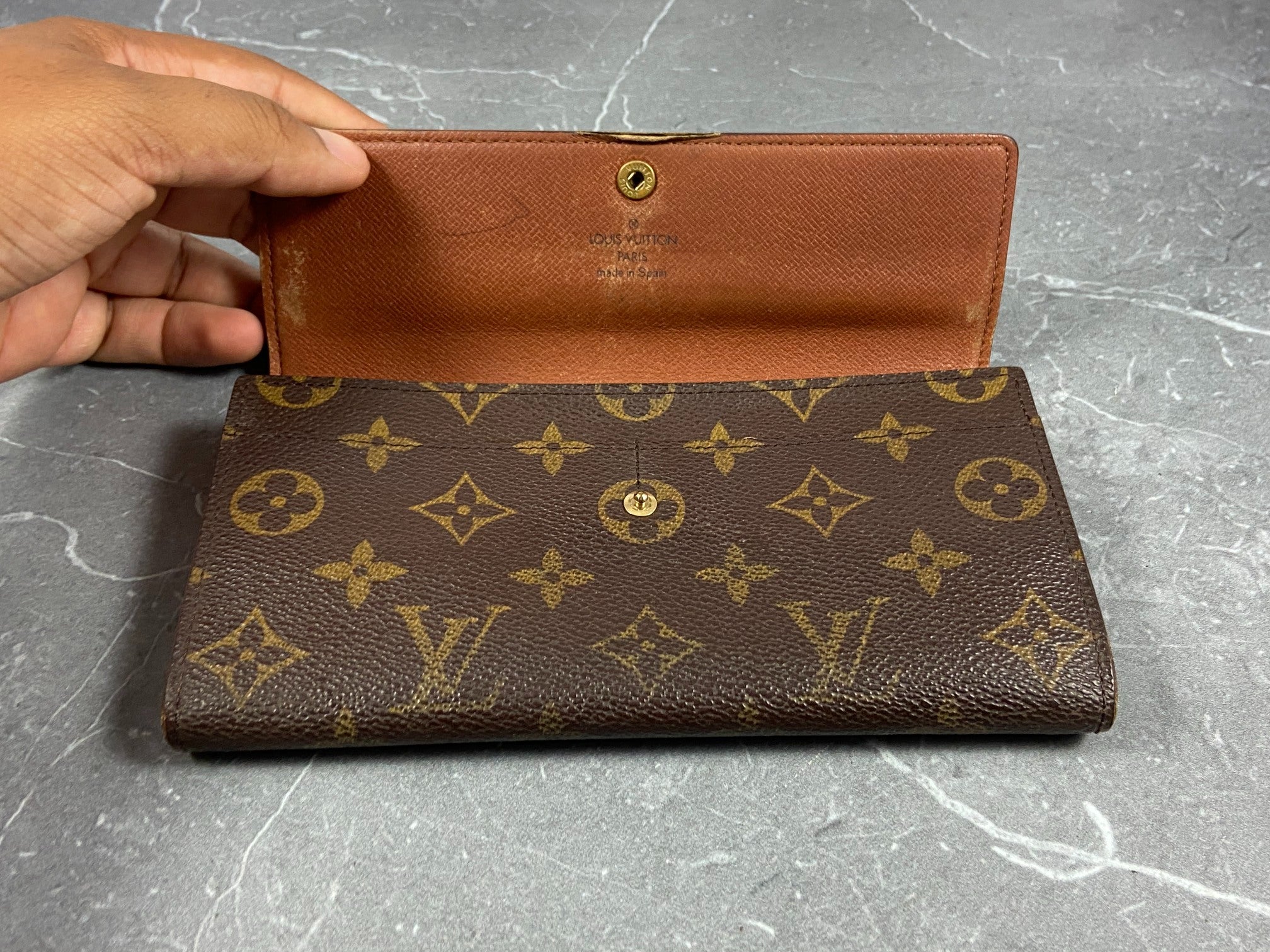 Louis Vuitton Sarah Wallet Monogram Canvas