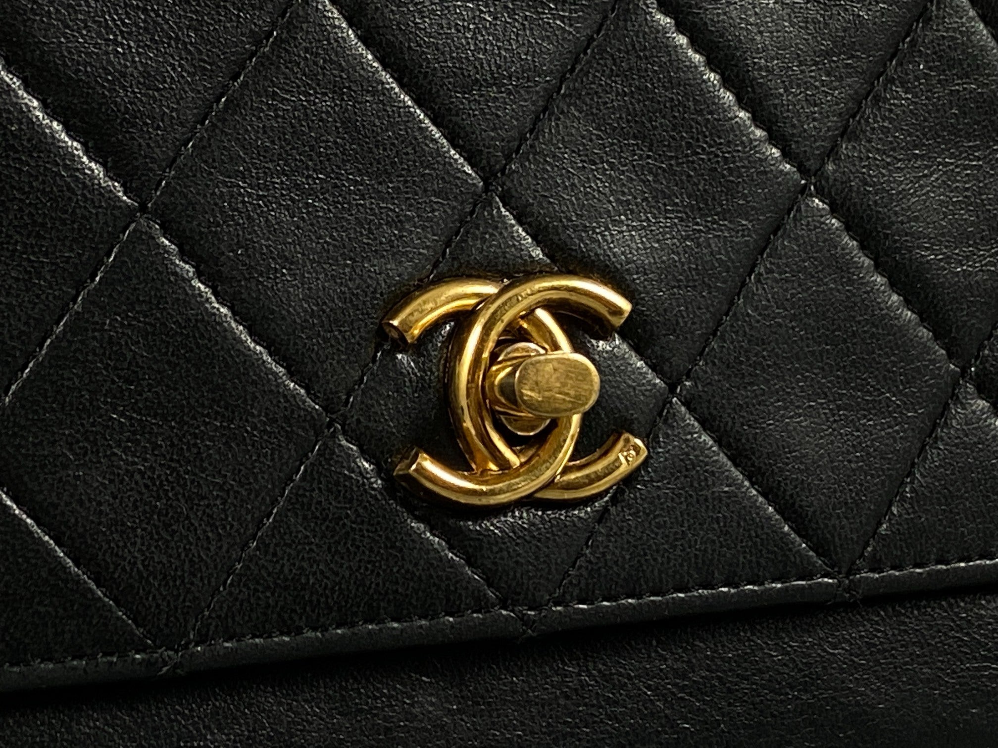 Chanel Matelasse Half-Moon Round Double Flap Bag