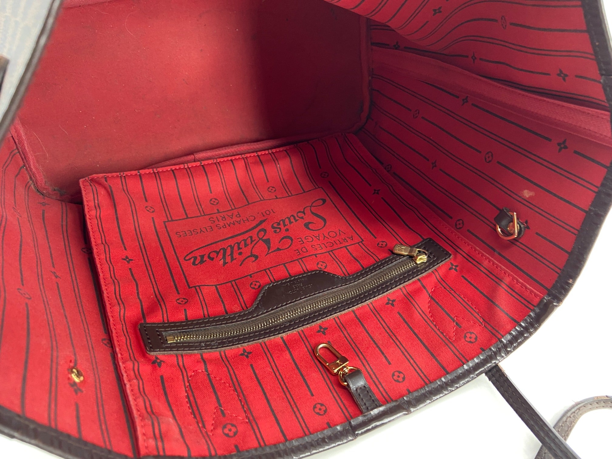 Louis Vuitton Neverfull MM Damier Ebene Canvas