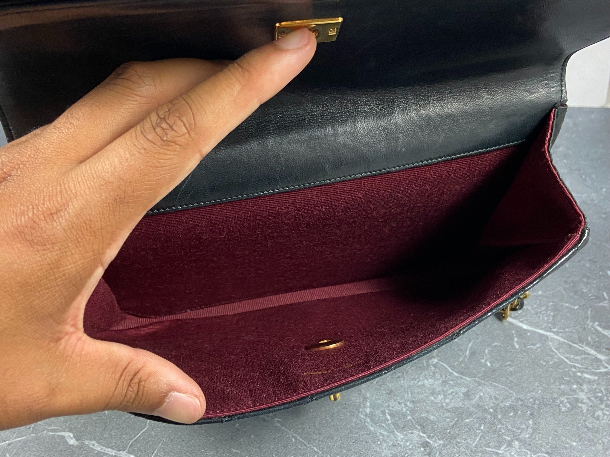 Chanel Matelasse Half-Moon Round Double Flap Bag