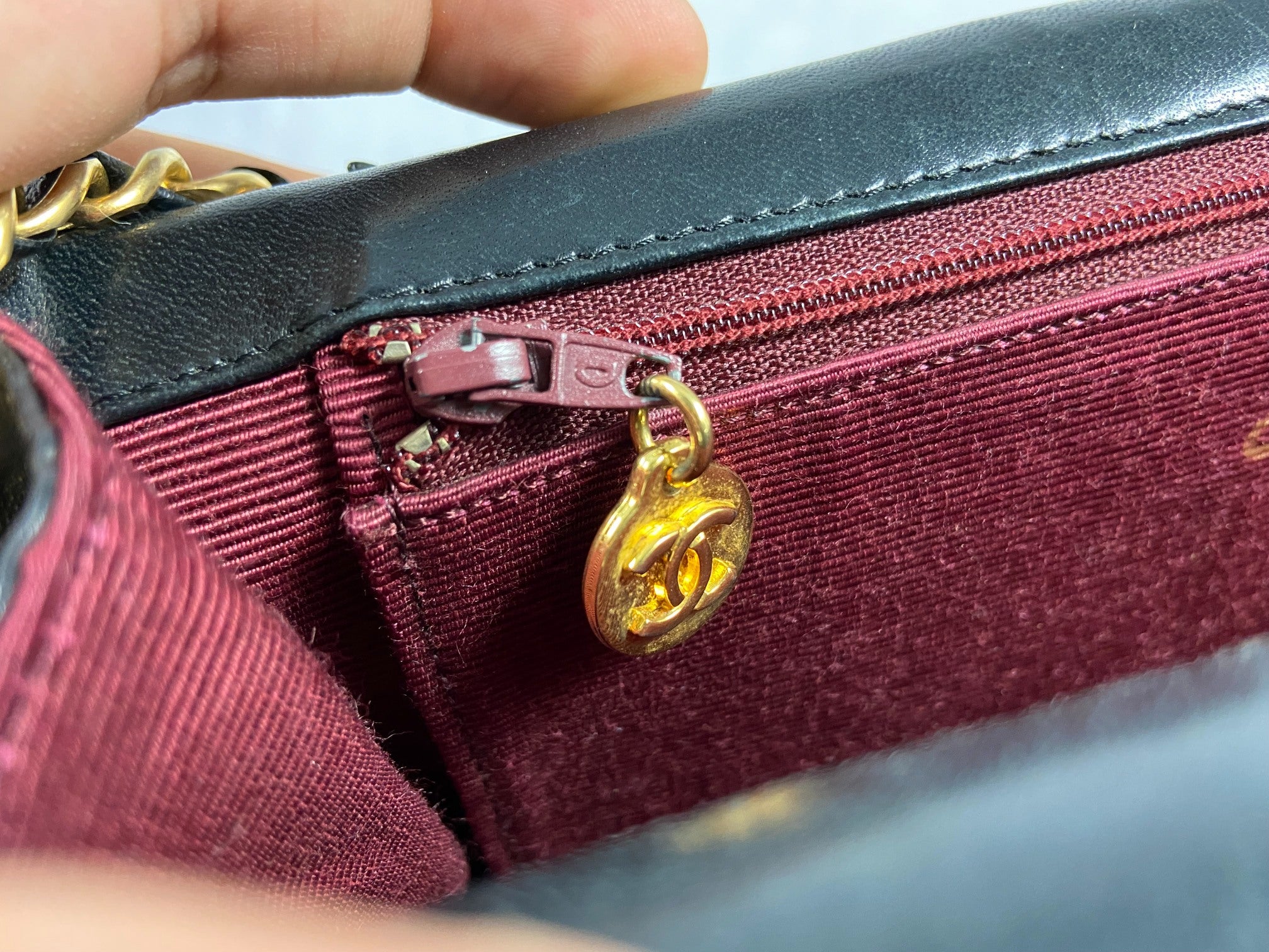 Chanel Matelasse Half-Moon Round Double Flap Bag