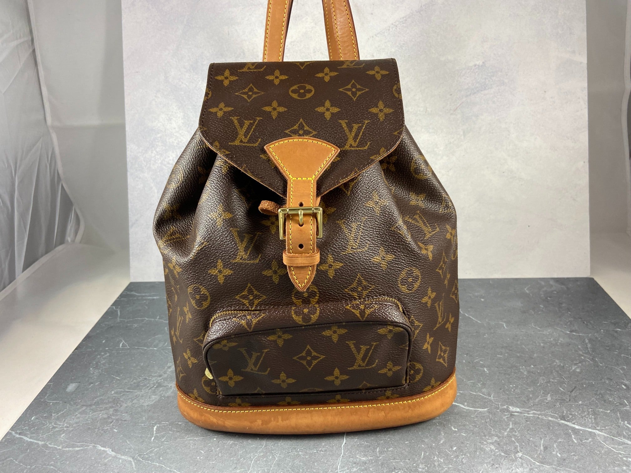 Louis Vuitton Montsouris MM Backpack Monogram Canvas