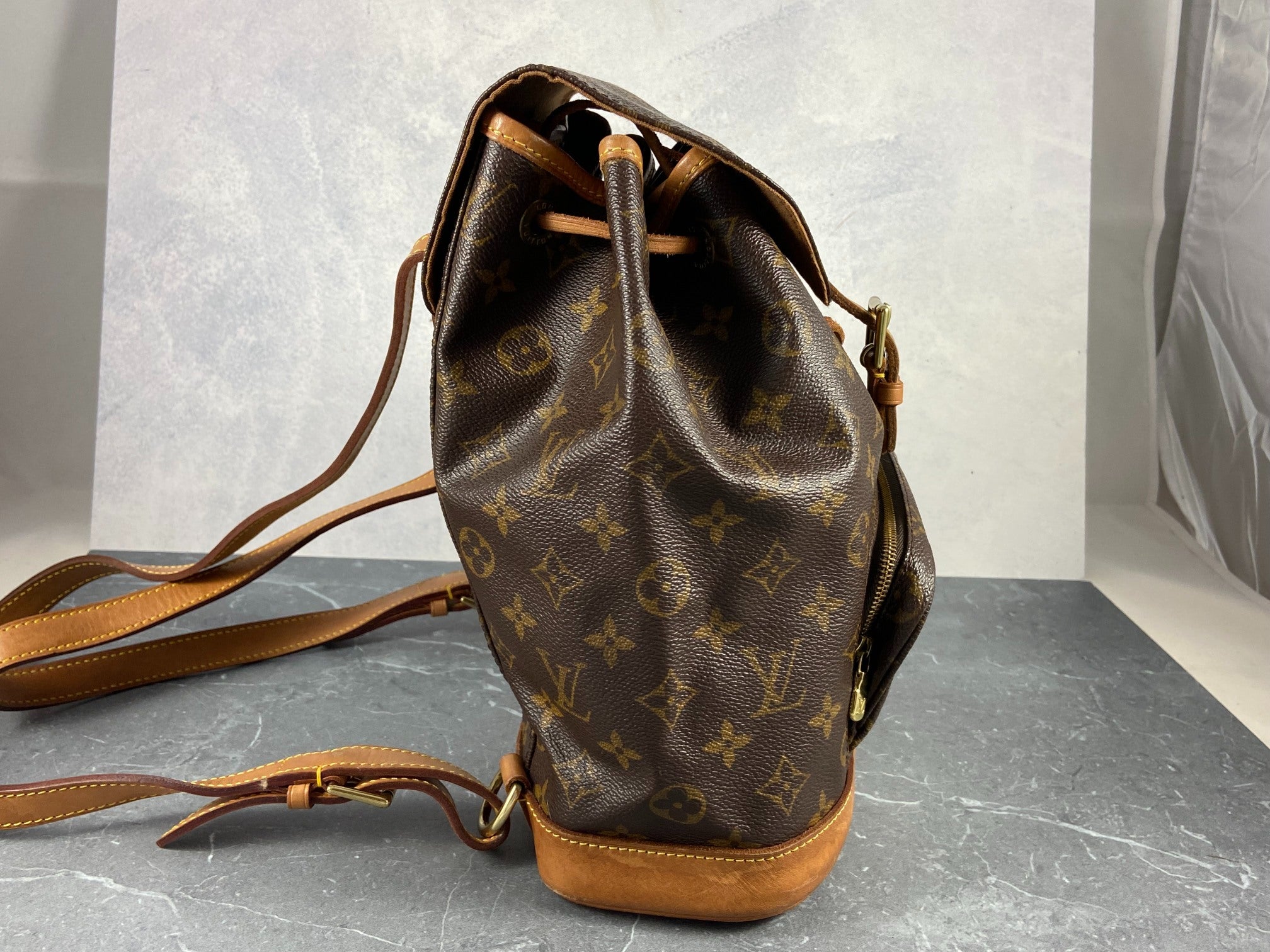 Louis Vuitton Montsouris MM Backpack Monogram Canvas