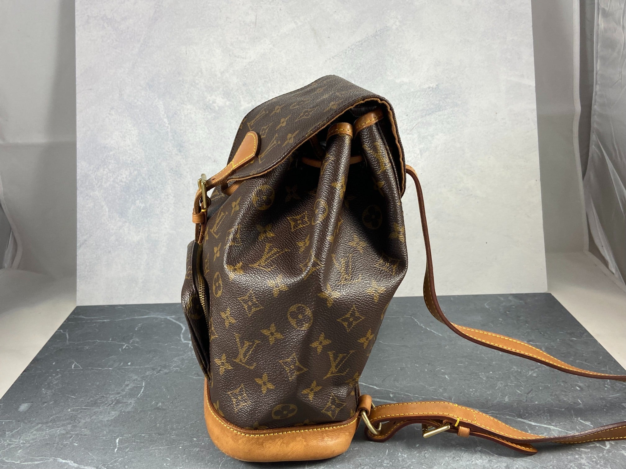 Louis Vuitton Montsouris MM Backpack Monogram Canvas