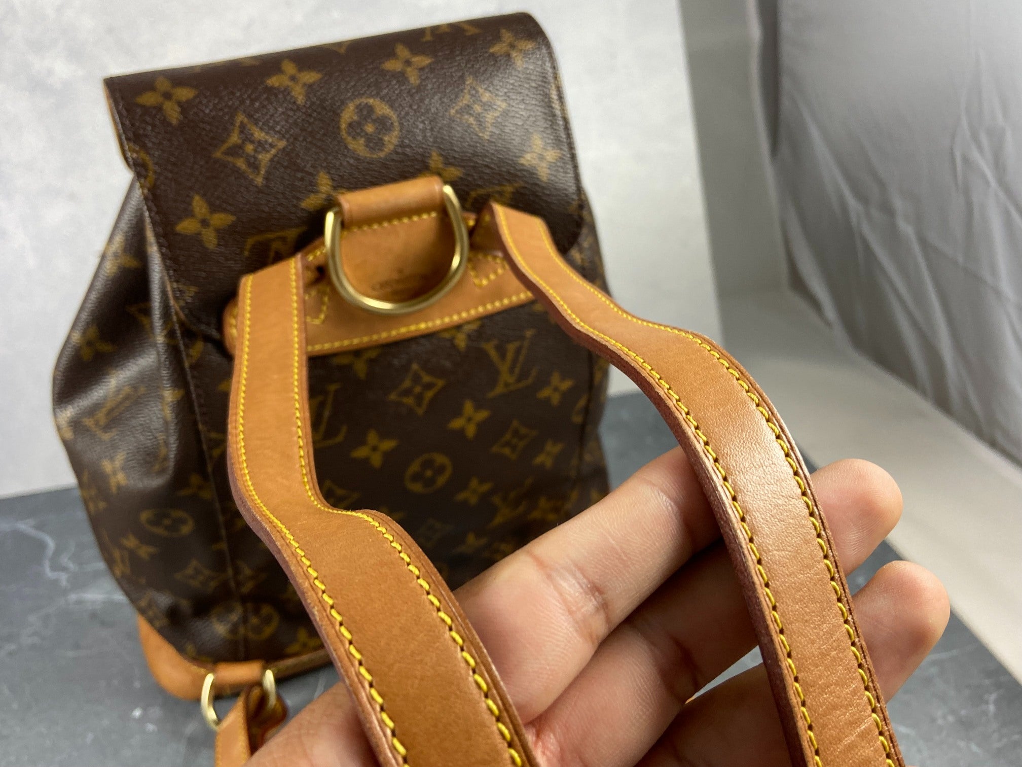 Louis Vuitton Montsouris MM Backpack Monogram Canvas