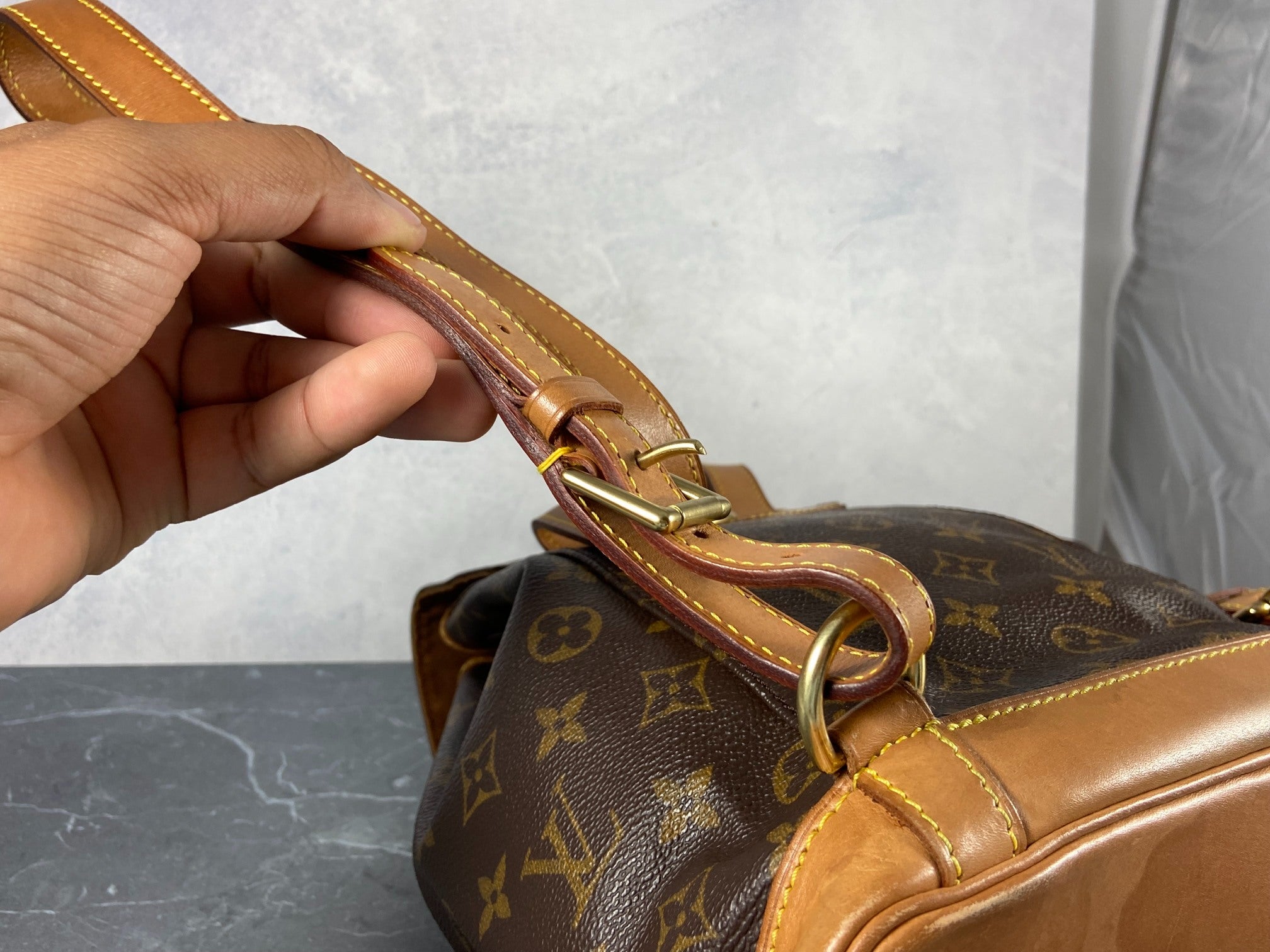 Louis Vuitton Montsouris MM Backpack Monogram Canvas