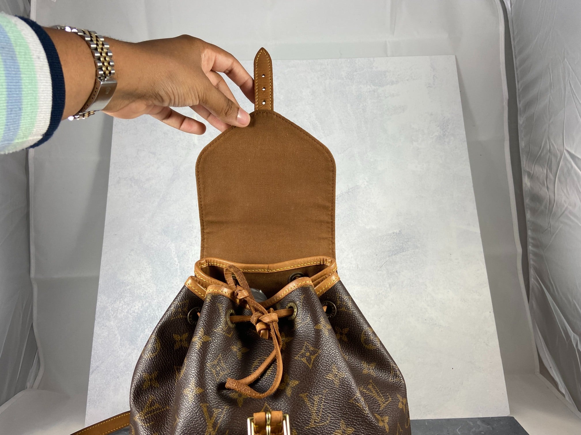 Louis Vuitton Montsouris MM Backpack Monogram Canvas