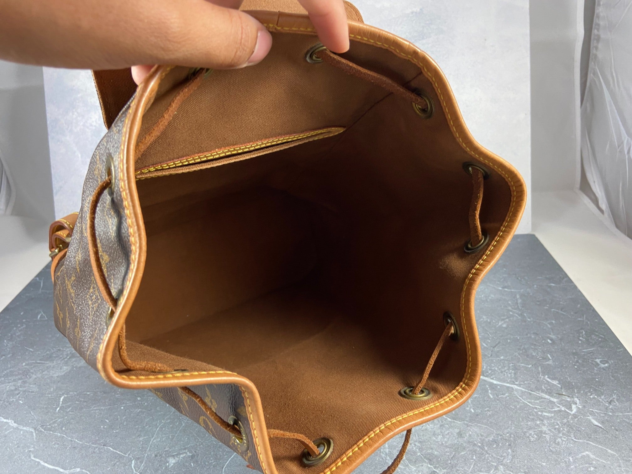 Louis Vuitton Montsouris MM Backpack Monogram Canvas