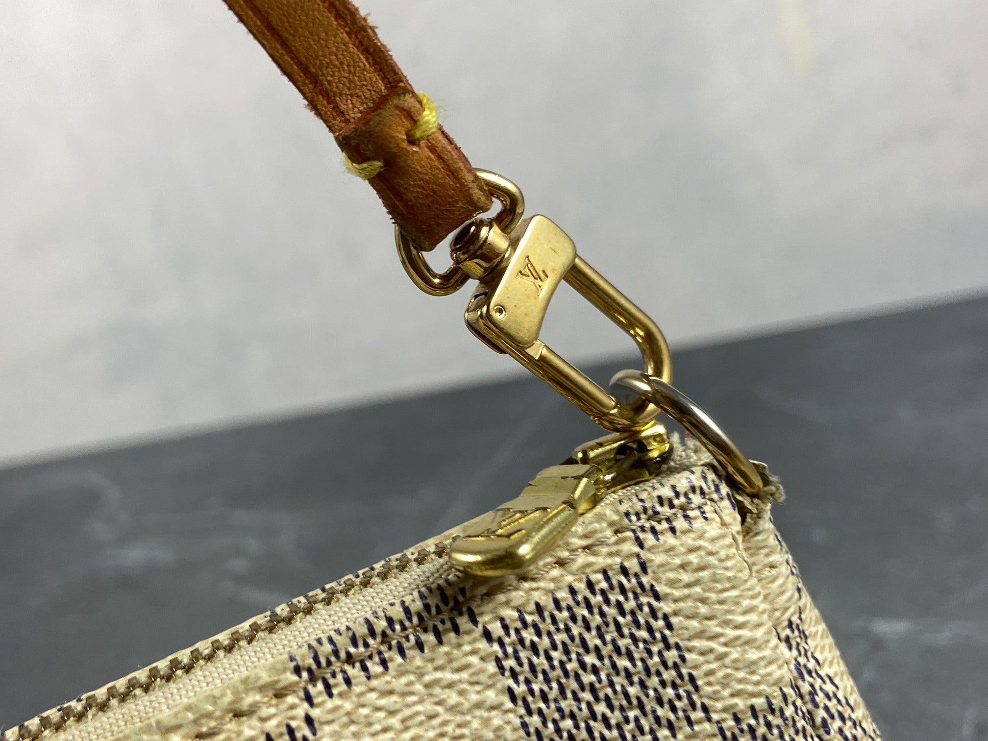 Louis Vuitton Pochette Accessoires Damier Azur Canvas