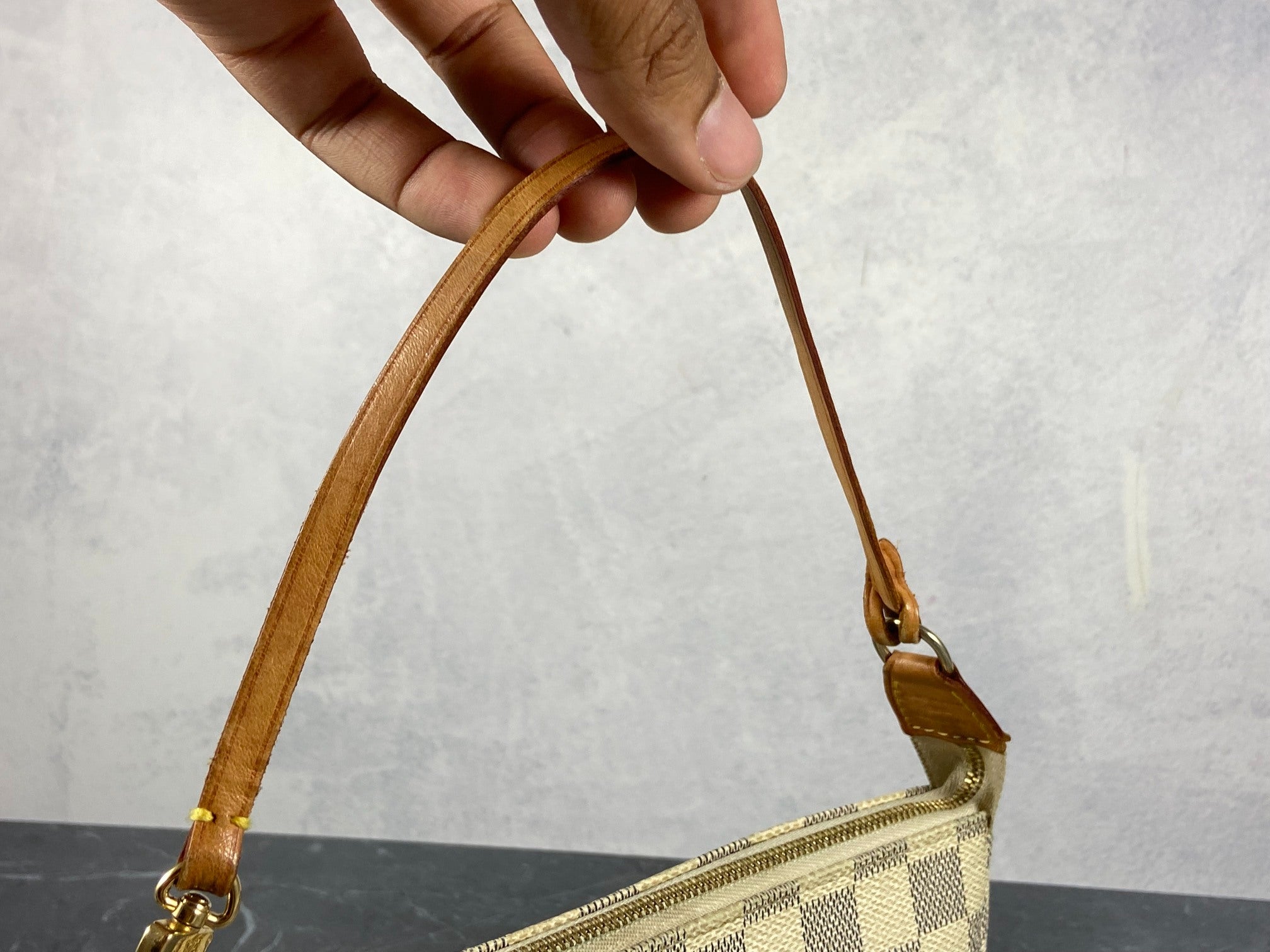 Louis Vuitton Pochette Accessoires Damier Azur Canvas