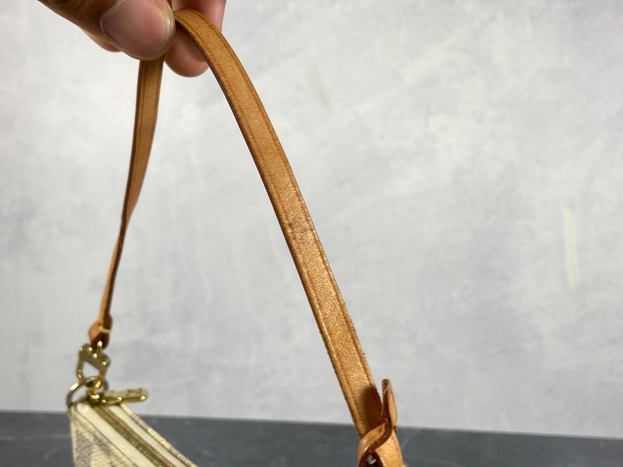 Louis Vuitton Pochette Accessoires Damier Azur Canvas