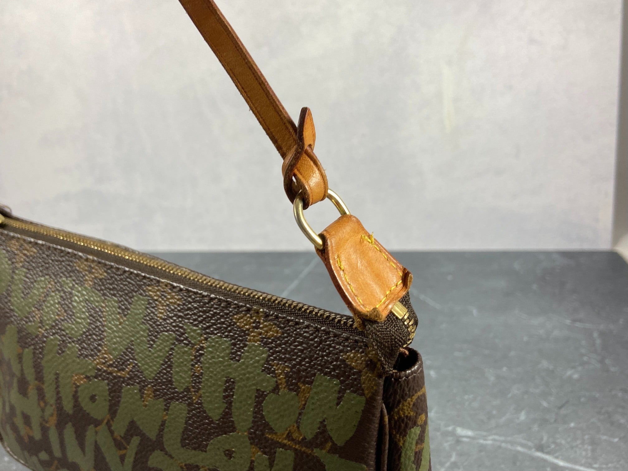 Louis Vuitton x Stephen Sprouse Pochette Accessoires Graffiti Green