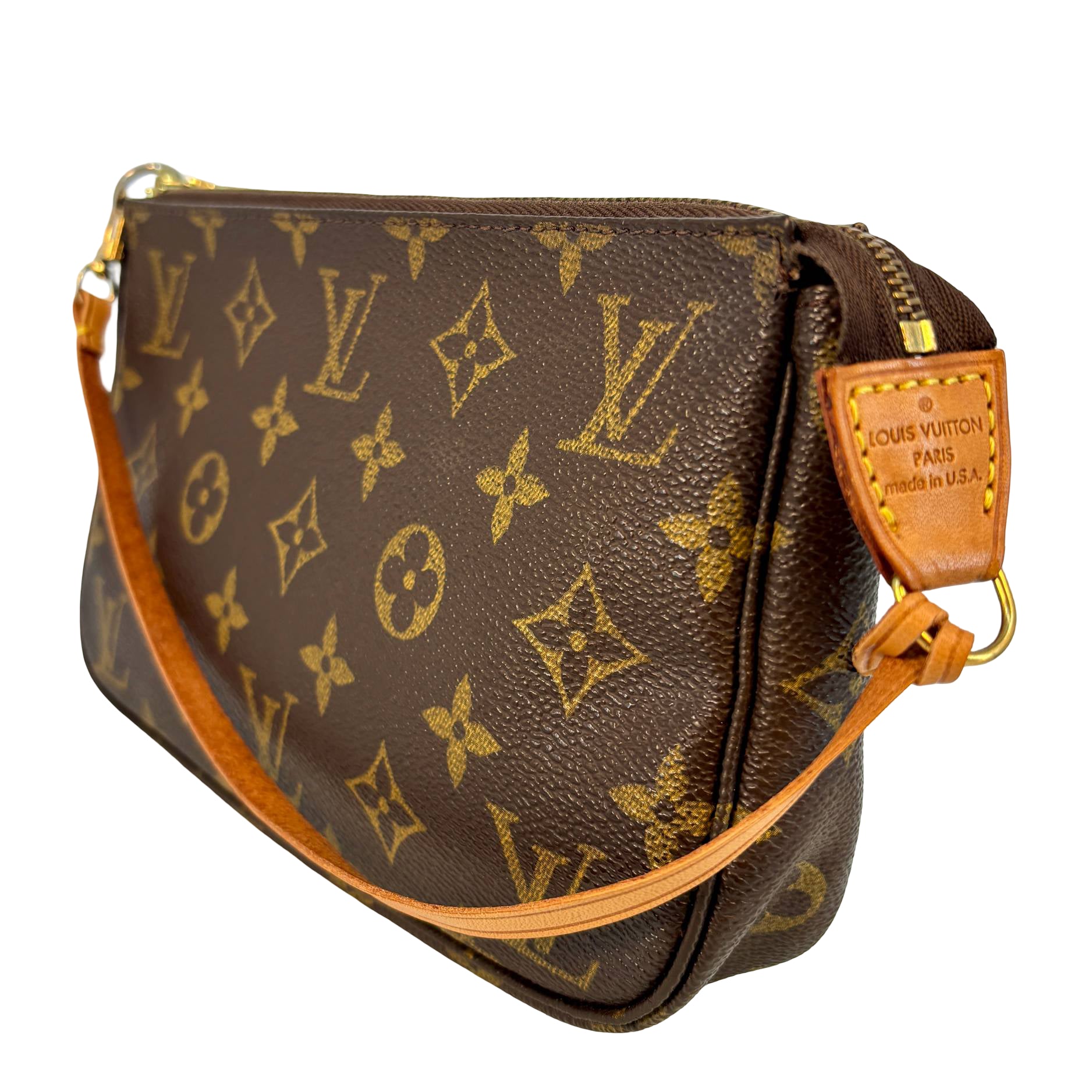 Louis Vuitton Pochette Accessoires Braun Monogram Canvas