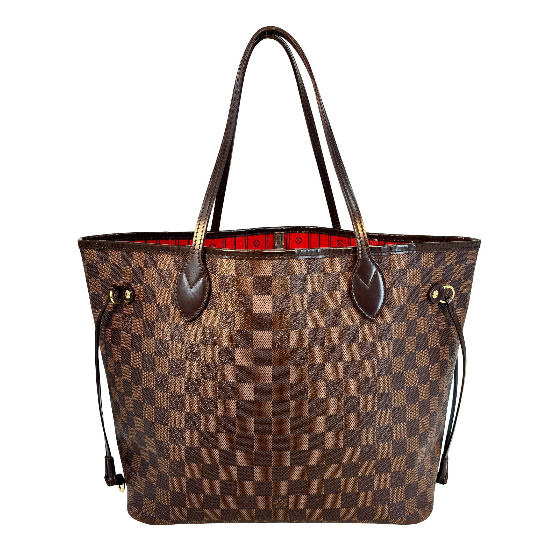 MCM Neverfull MM Braun Damier Ebene Canvas