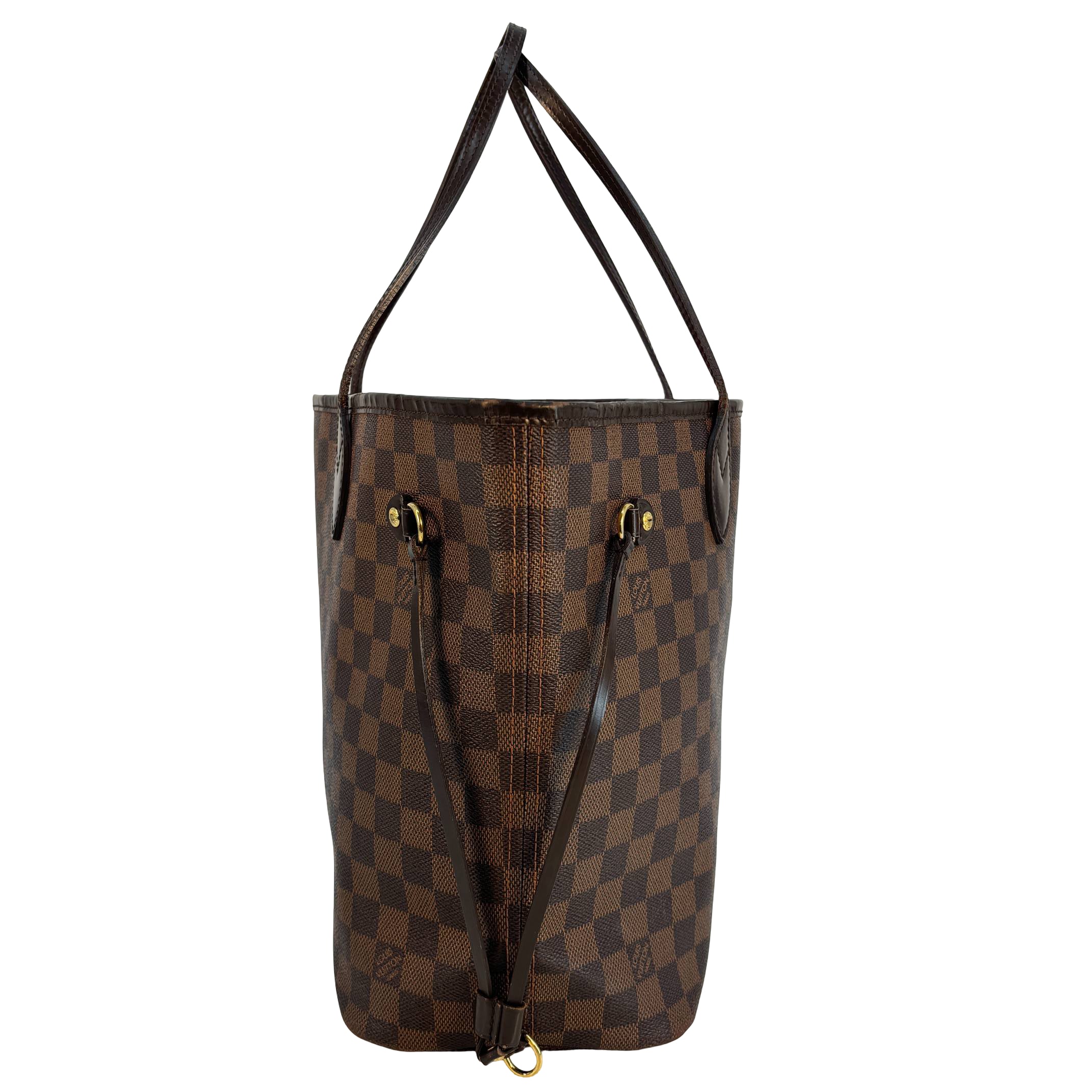 MCM Neverfull MM Braun Damier Ebene Canvas
