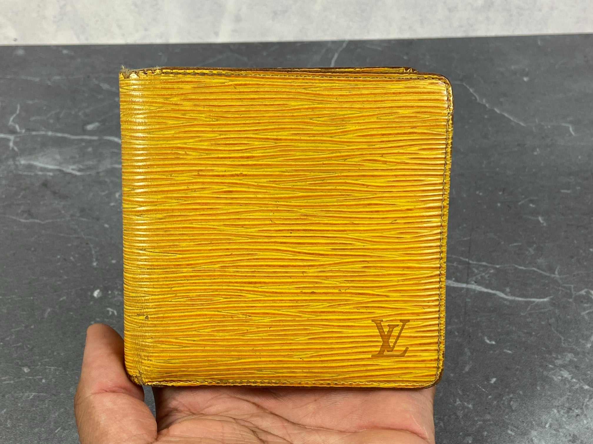 Louis Vuitton Marco Wallet Black Epi Leather