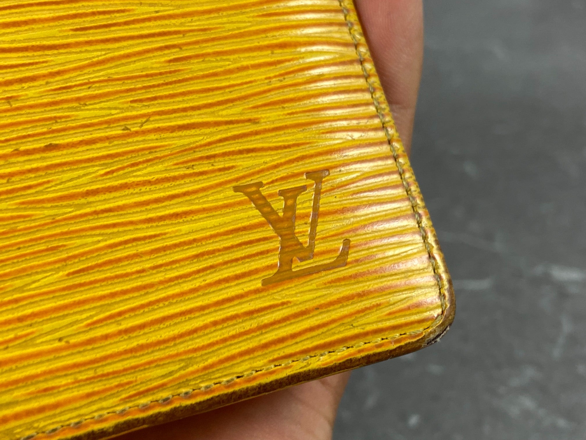Louis Vuitton Marco Wallet Black Epi Leather