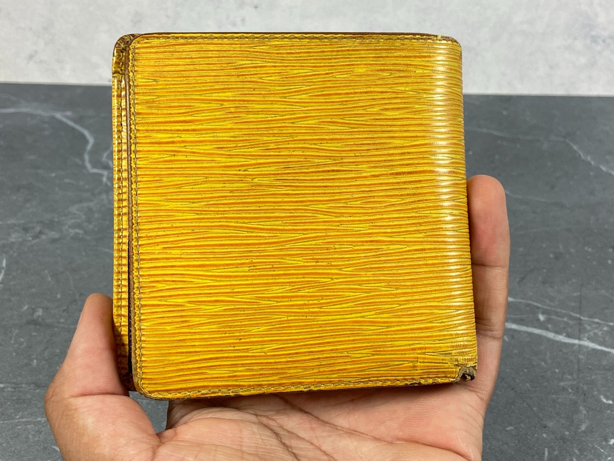 Louis Vuitton Marco Wallet Black Epi Leather