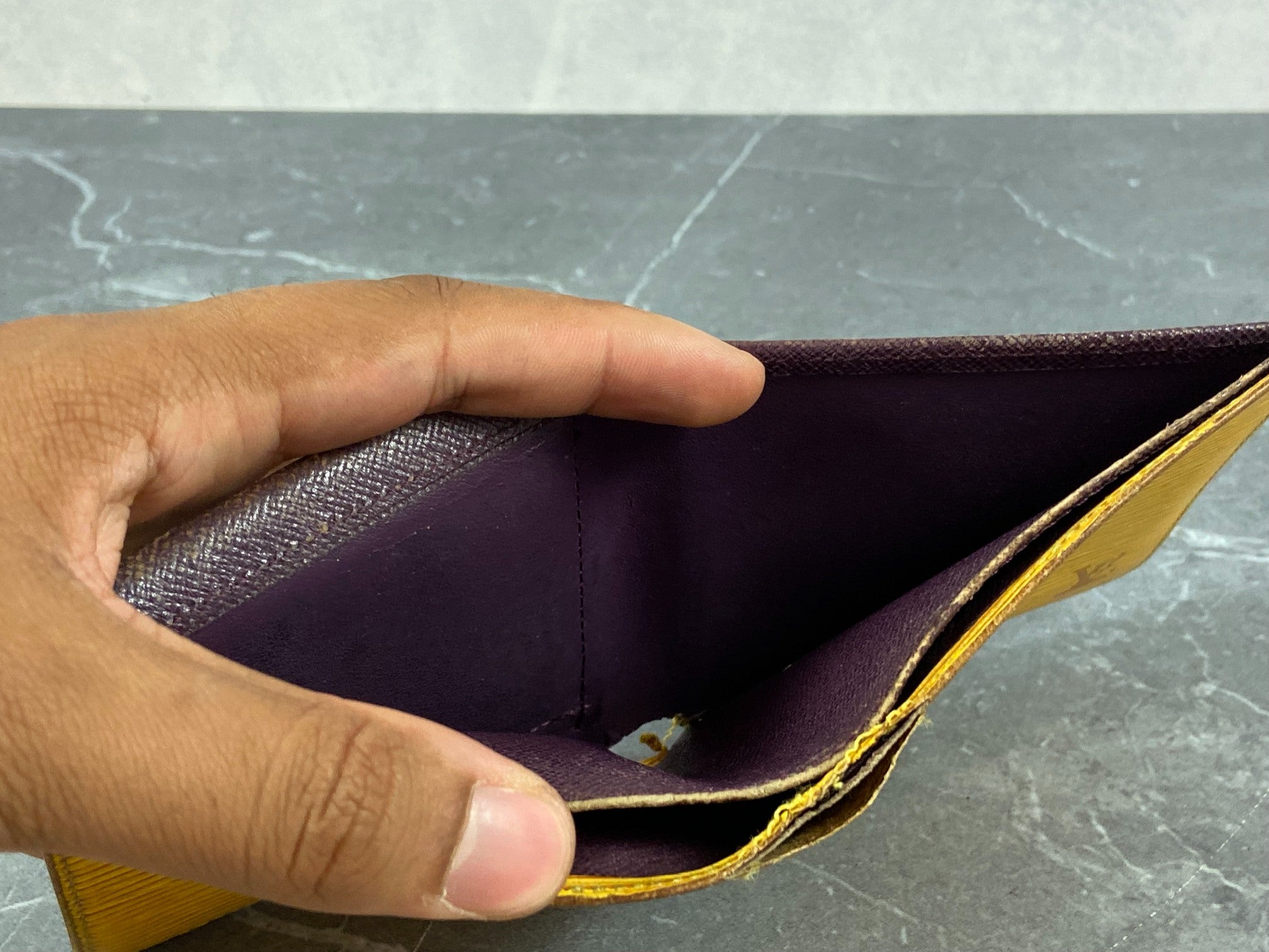 Louis Vuitton Marco Wallet Black Epi Leather