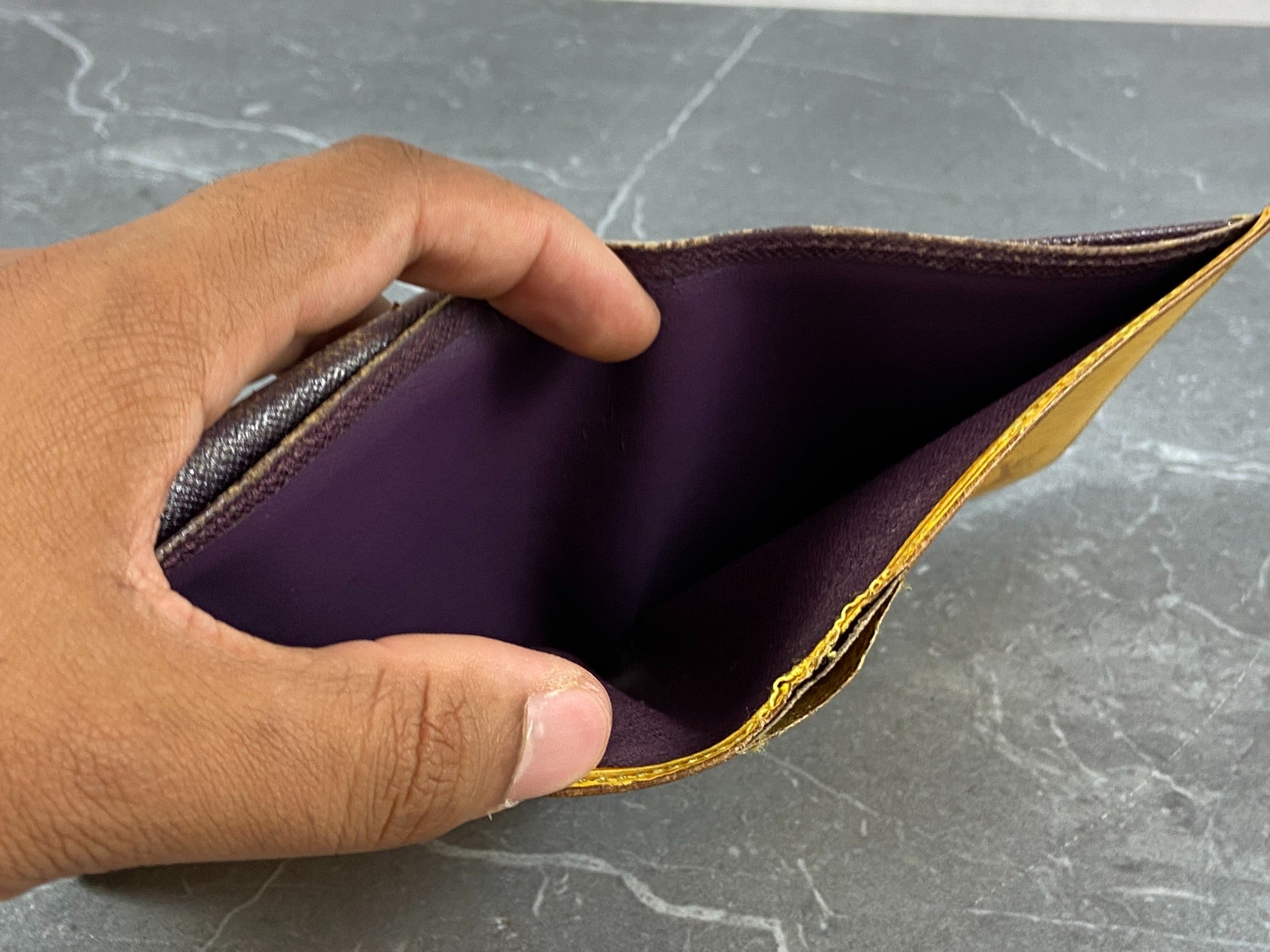 Louis Vuitton Marco Wallet Black Epi Leather