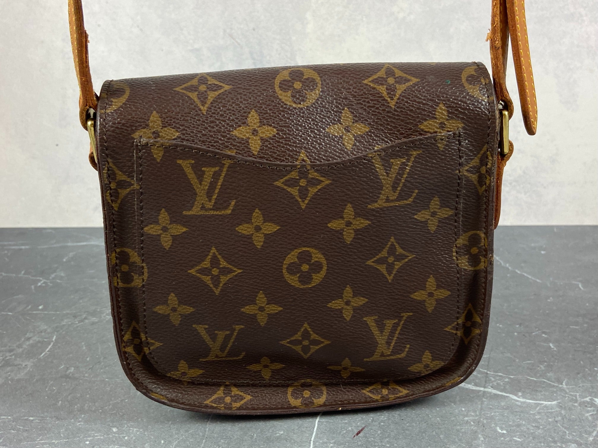 Louis Vuitton Mini Saint Cloud Shoulder Bag Monogram Canvas