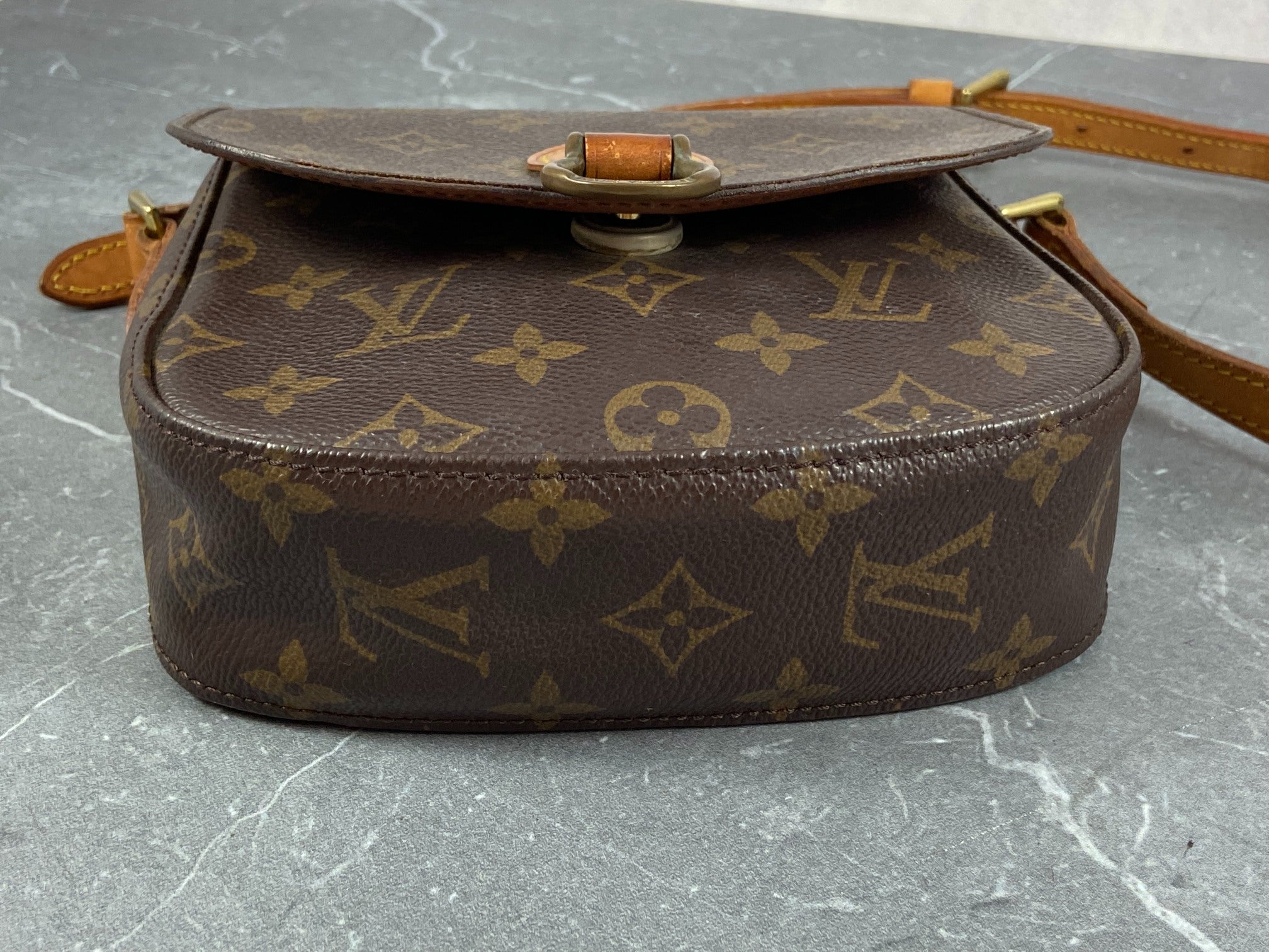 Louis Vuitton Mini Saint Cloud Shoulder Bag Monogram Canvas