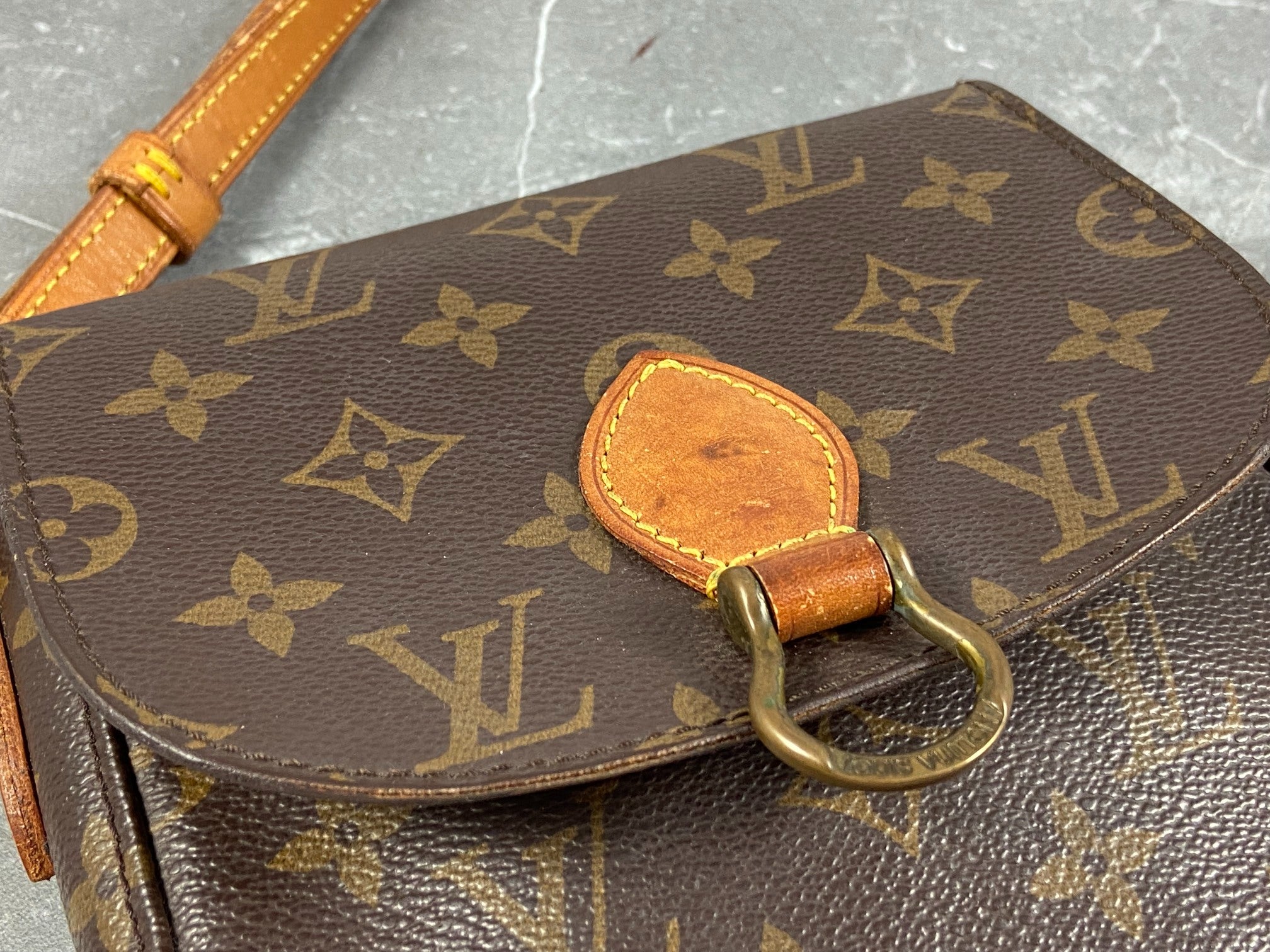 Louis Vuitton Mini Saint Cloud Shoulder Bag Monogram Canvas