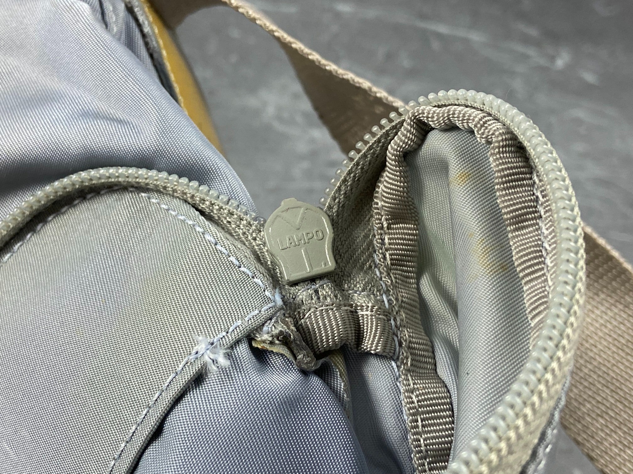 Prada Tessuto Nylon Shoulder / Messenger Bag Baby Blue